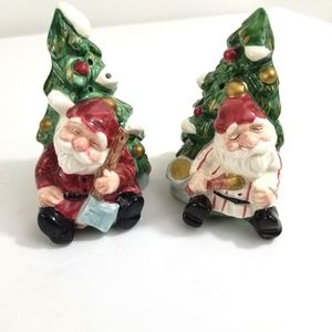 Fitz & Floyd Ceramic Salt Pepper Shakers 1995